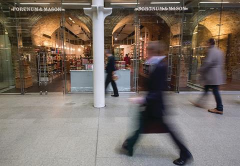 Fortnum & Mason opened its second standalone store in St Pancras