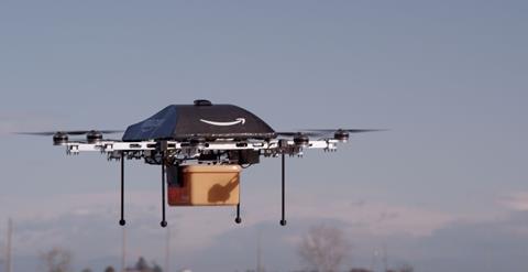 Online retail giant Amazon has called for a separate air space zone to be created to allow drone flights to deliver goods to customers.