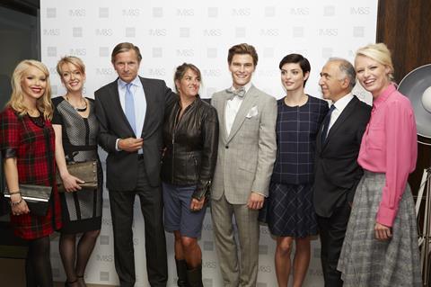 M&S directors with models and 'leading ladies' from the current advertising campaign at M&S Studio launch