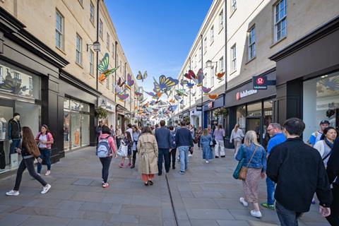 Bath shopping street