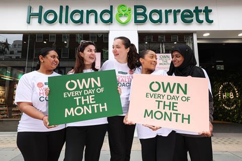 Holland & Barrett women's health campaign launch