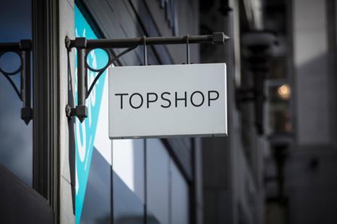 Topshop sign