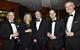 Dixons Carphone boss Seb James, Sainsbury's chief executive Mike Coupe and Supergroup supremo Euan Sutherland at the Retail Week Awards with Oracle