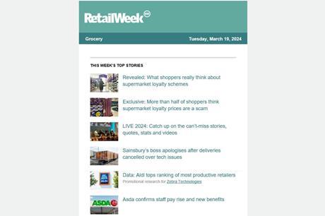 Email newsletter: Grocery
